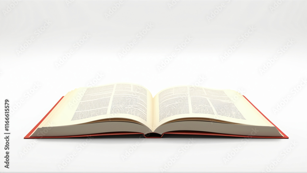 Isolated Book on White Background – Perfect for Stock and Design Projects Isolated Book on White Background – Perfect for Stock and Design Projects
