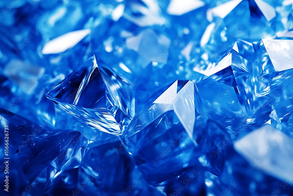 Blue crystals of quartz. close up macro photography Blue crystals of quartz. close up macro photography