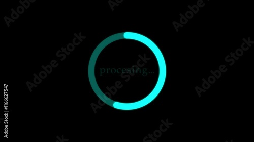 Loading circle icon animation