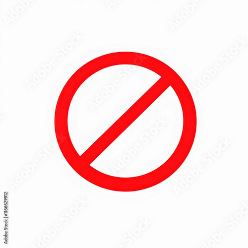 Free Download red circle with diagonal prohibition symbol - GFXLoad