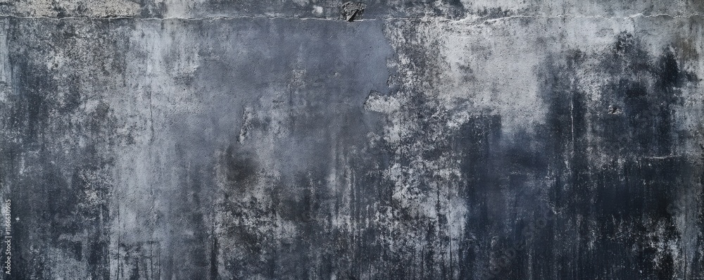 Obraz premium A Grungy Textured Concrete Wall Background Dark Grey and White Abstract Urban Architectural Design Element