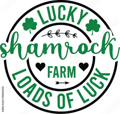 PrintLucky Shamrock Farm, Loads Of Luck SVG Designs