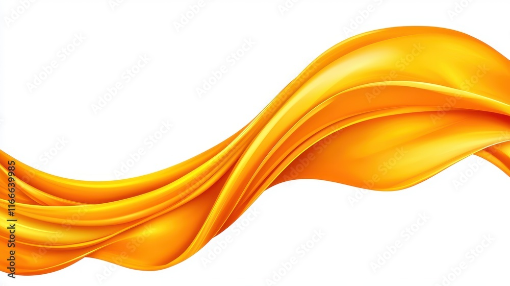 Dynamic Orange Liquid Flow Graphic Design Dynamic Orange Liquid Flow Graphic Design