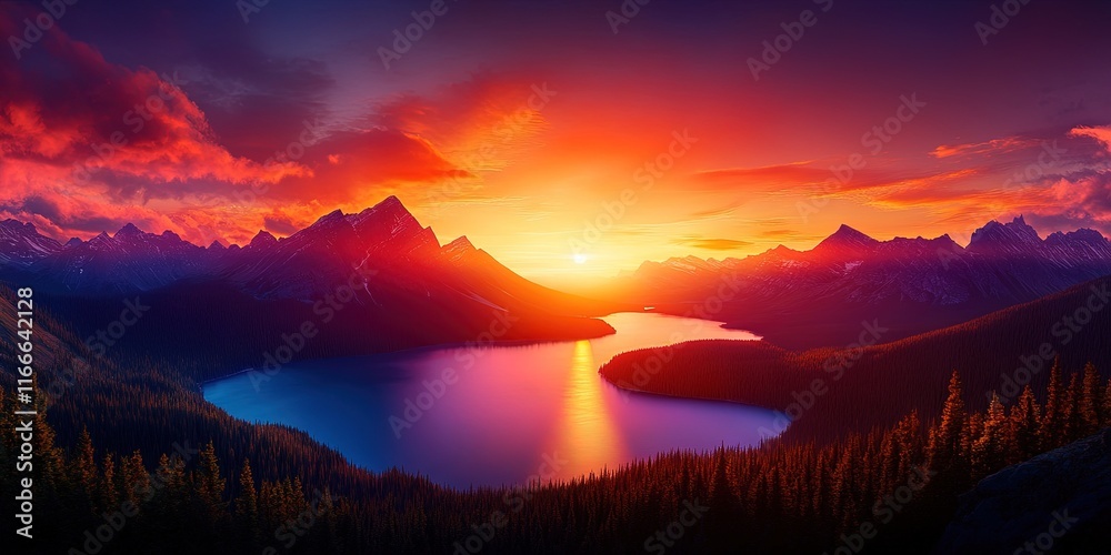 Obraz premium peyto lake canada 
