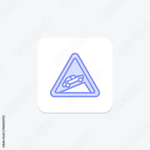 Free Download Steep Upwards duotone line icon , vector, pixel perfect, illustrator file - GFXLoad