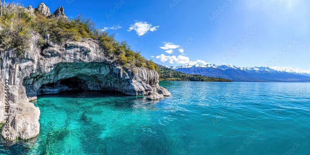 Obraz premium marble caves, chile
