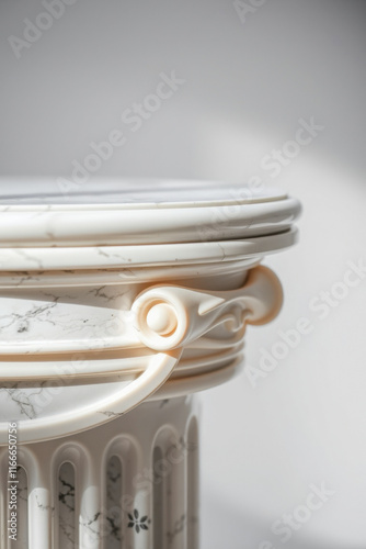 small decorative marble column