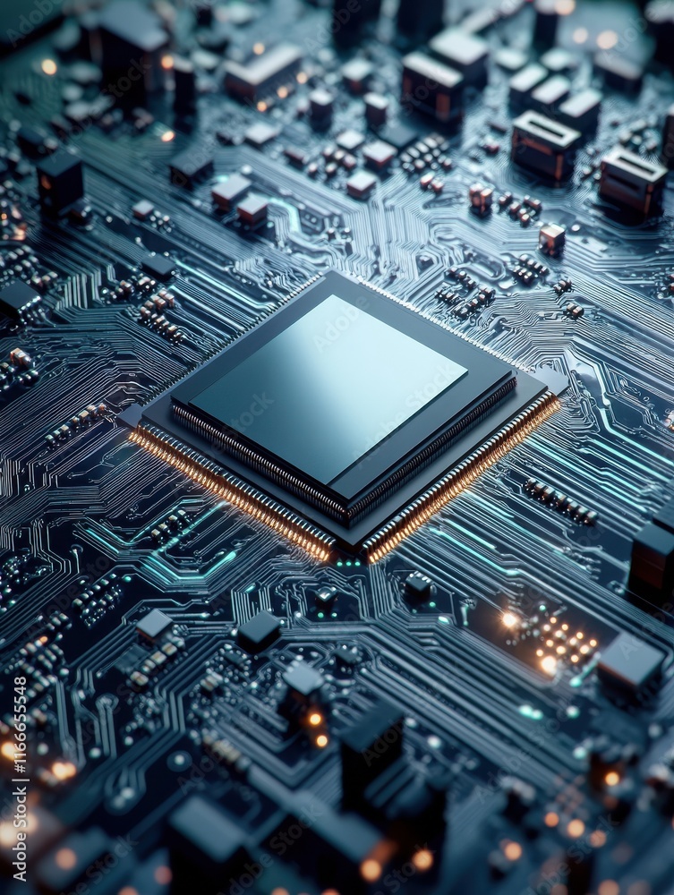 Abstract circuitry. technology of electronic computer hardware on a background of circuit board Abstract circuitry. technology of electronic computer hardware on a background of circuit board