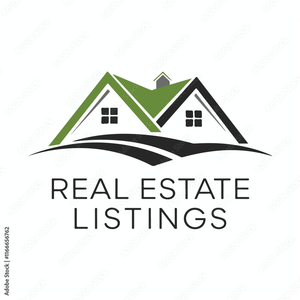 Fototapeta premium real estate listing logo design 61.eps