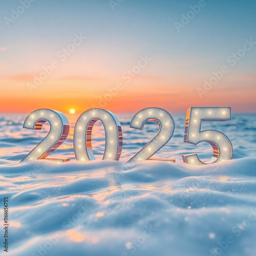 Wallpaper Mural illuminated 2025 on a sandy shore at sunset Torontodigital.ca