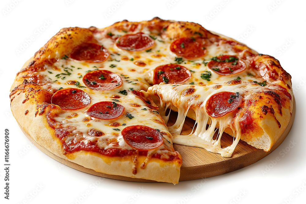 Delicious Pepperoni Pizza Ready to Eat A Slice of Heaven Delicious Pepperoni Pizza Ready to Eat A Slice of Heaven