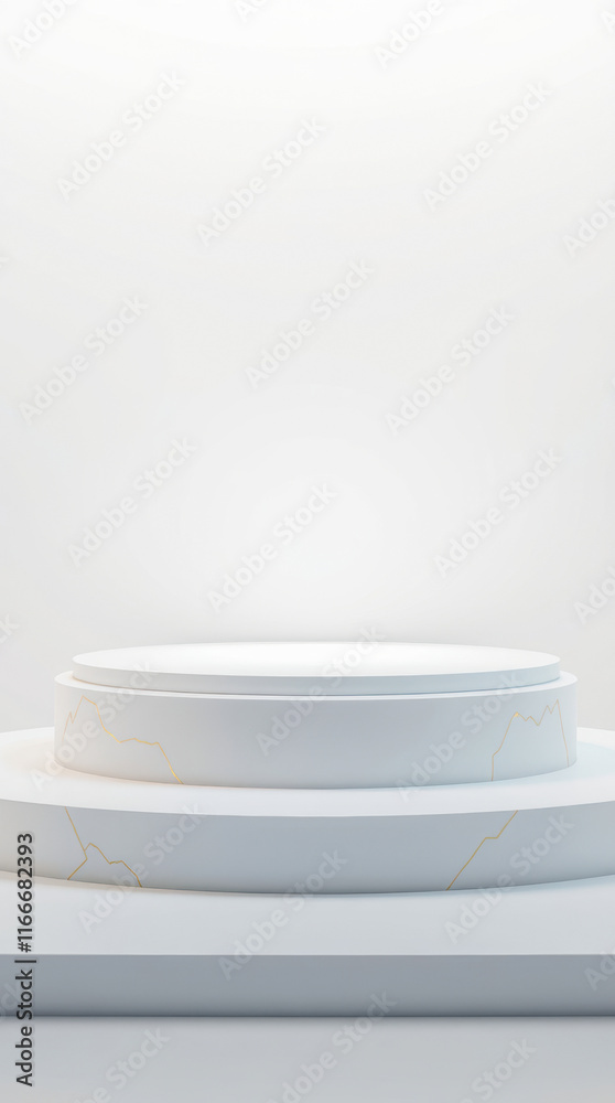 circular two-layered display platform circular two-layered display platform