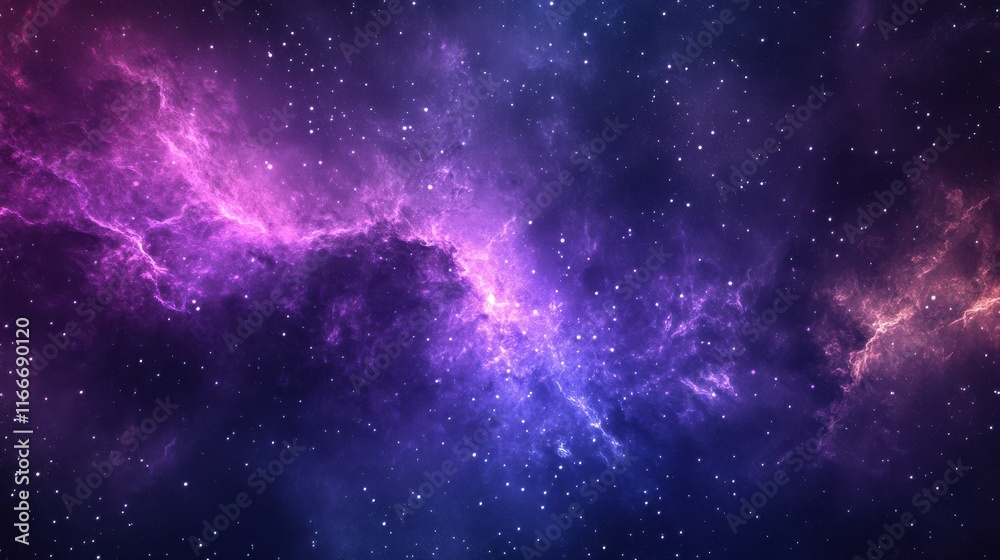 Obraz premium Creative glowing purple metaverse space background