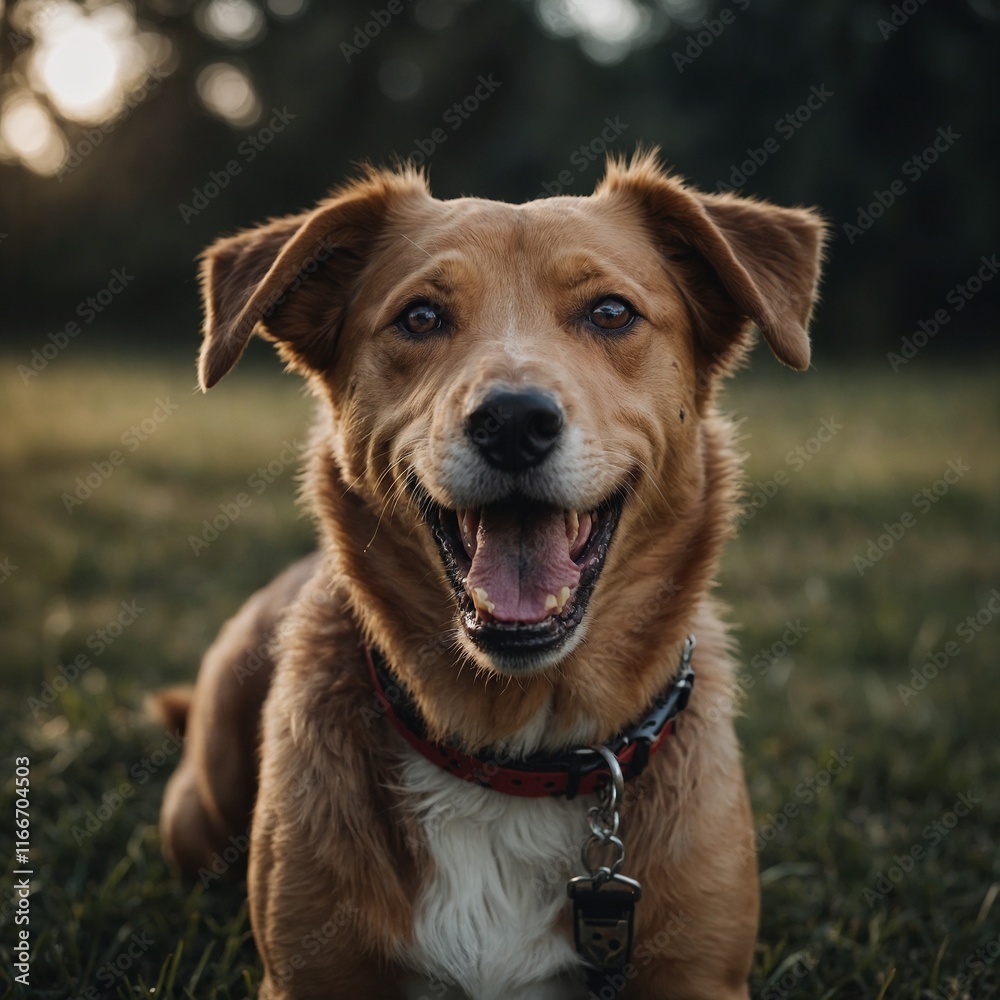 Capture a dog’s playful smile. Capture a dog’s playful smile.