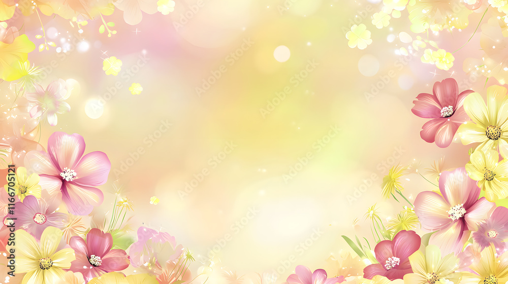vibrant summer garden filled with fresh blooming flowers in soft pastel colors, creating cheerful and serene atmosphere. Perfect for backgrounds and floral designs vibrant summer garden filled with fresh blooming flowers in soft pastel colors, creating cheerful and serene atmosphere. Perfect for backgrounds and floral designs