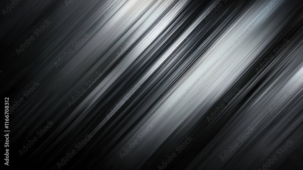Abstract Diagonal Lines: A Monochromatic Masterpiece