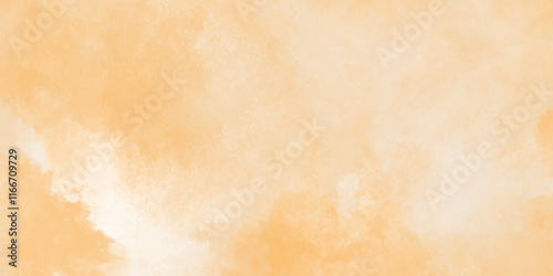 Adstract yellow watercolor background, yellow watercolor smooth paint old texture painting background,watercolor background concept, vector.