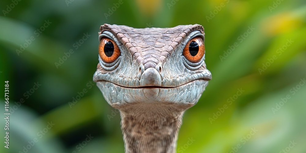Fototapeta premium velociraptor in nature 