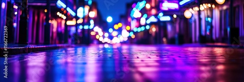 mardi gras holiday celebration for 2025 holiday with bourbon street glowing