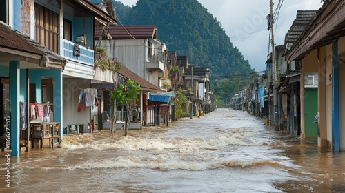 Rising Sea Levels Threaten Coastal Village Yangntp Sansan News Report Coastal Environment Local Perspective Plastic Pollution and Ocean Trash photo