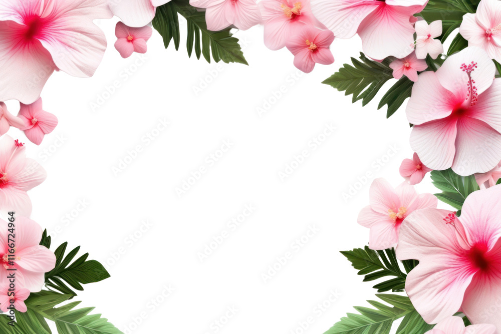 Fototapeta premium PNG Hibiscus flower backgrounds plant.