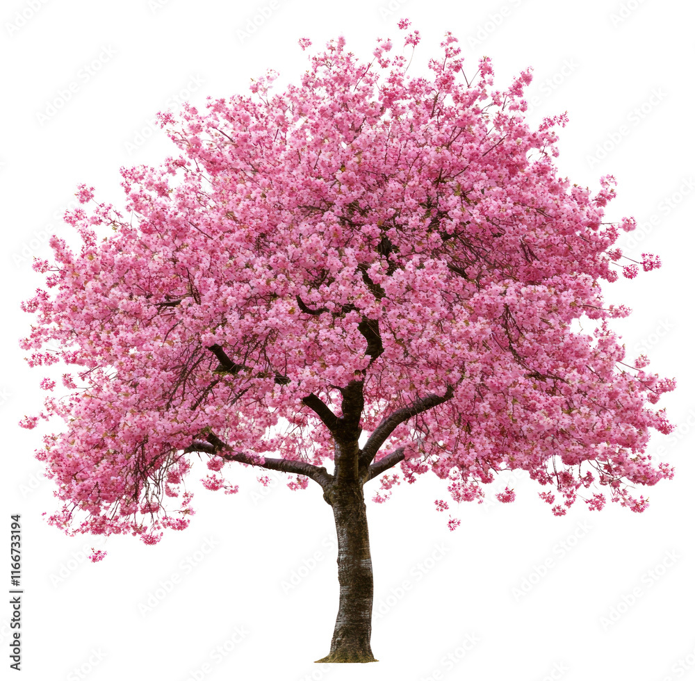 Obraz premium PNG Sakura blossom flower tree flowers botanical vibrant.