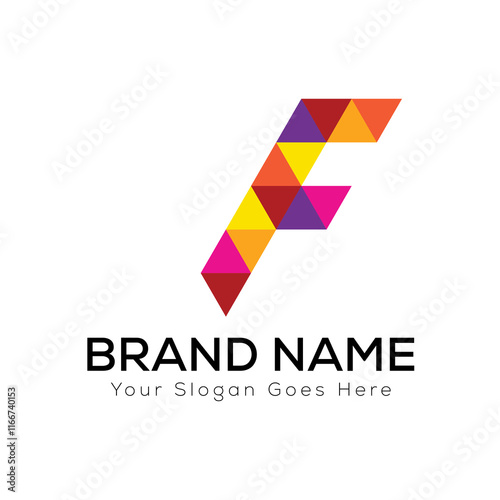 Free Download Colorful Geometric Letter F Logo Design with Modern and Unique Patterns for Branding

 - GFXLoad