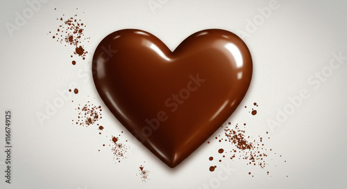 heart shaped chocolate, valentines day