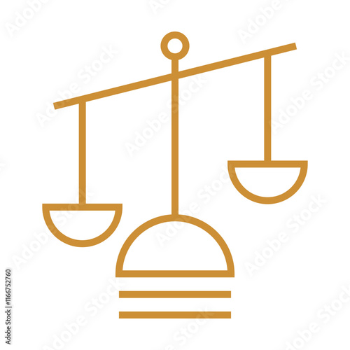 Scales of Justice icon Design