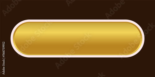 Golden CTA button template.