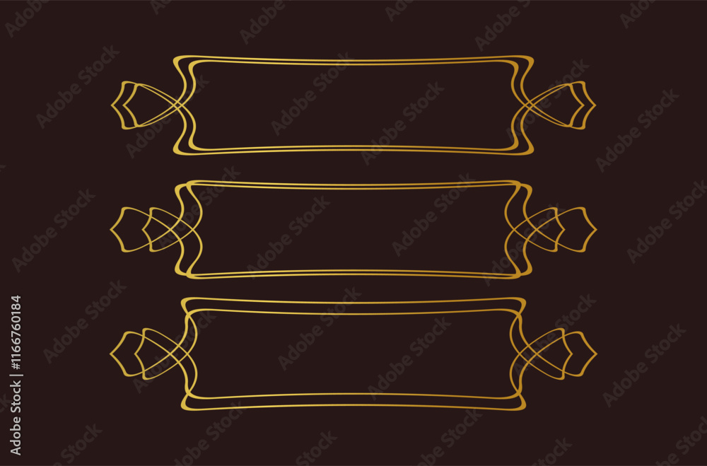 Golden CTA button set. Golden CTA button set.