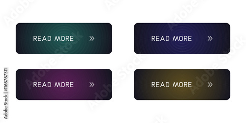 Colorful CTA button set.