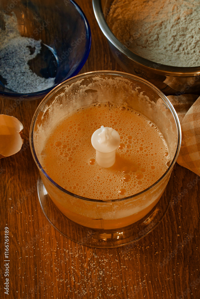 Medovik, russian honey cake, recipe photos. Whisk the egg and sugar until nice and fluffy Medovik, russian honey cake, recipe photos. Whisk the egg and sugar until nice and fluffy