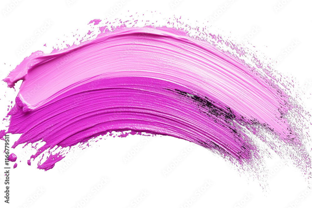 bold pink lipstick stroke with smooth and thick texture, angled elegantly bold pink lipstick stroke with smooth and thick texture, angled elegantly