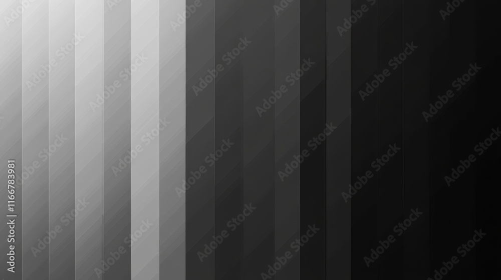 Grayscale gradient texture with smooth transition from dark to light shades. Abstract background