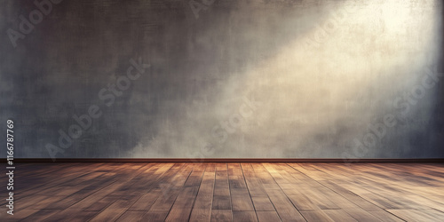 Blank interior space for a tranquil and modern presentation backdrop