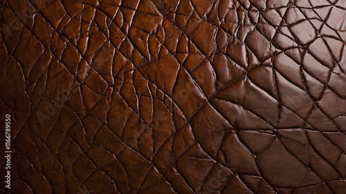 abstract brown leather texture with bright and glow, background for web banner, ads, post, presentation concept, template copy space	