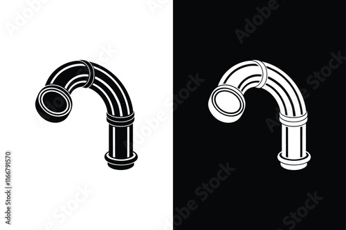 Tube bender icon vector on White Background ,Vector Art Illustration on white background.