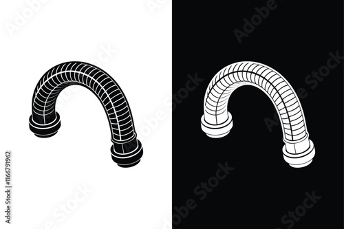 Tube bender icon vector on White Background ,Vector Art Illustration on white background.