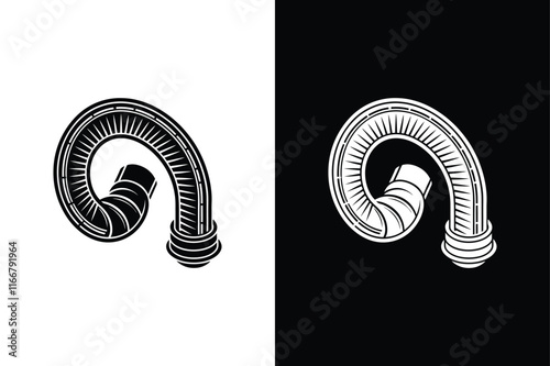 Tube bender icon vector on White Background ,Vector Art Illustration on white background.