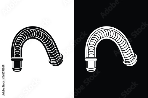 Tube bender icon vector on White Background ,Vector Art Illustration on white background.