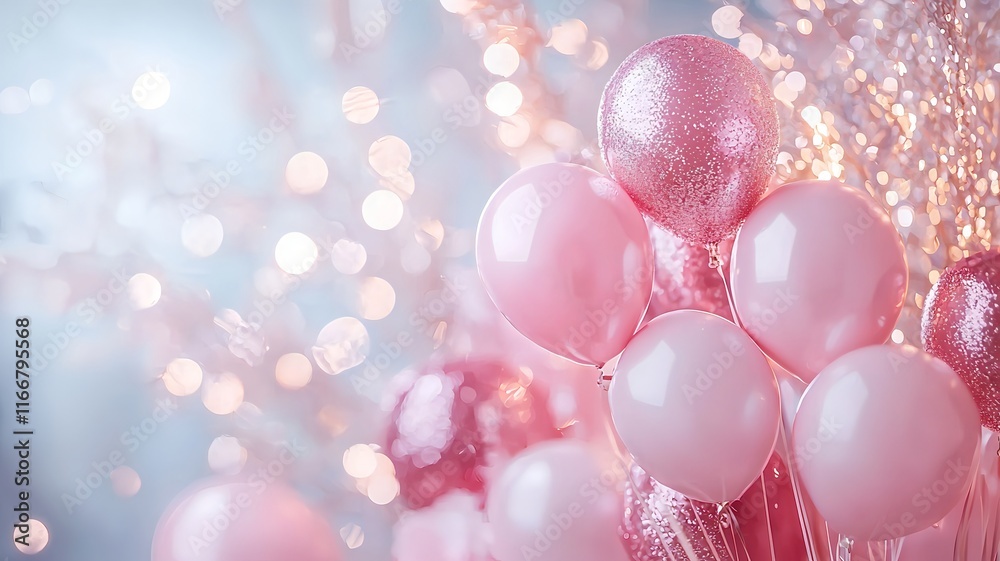 Minimalist Pastel New Year Scene with Soft Rose Tones Delicate Glowing Details and an Open Section for Text Minimalist Pastel New Year Scene with Soft Rose Tones Delicate Glowing Details and an Open Section for Text