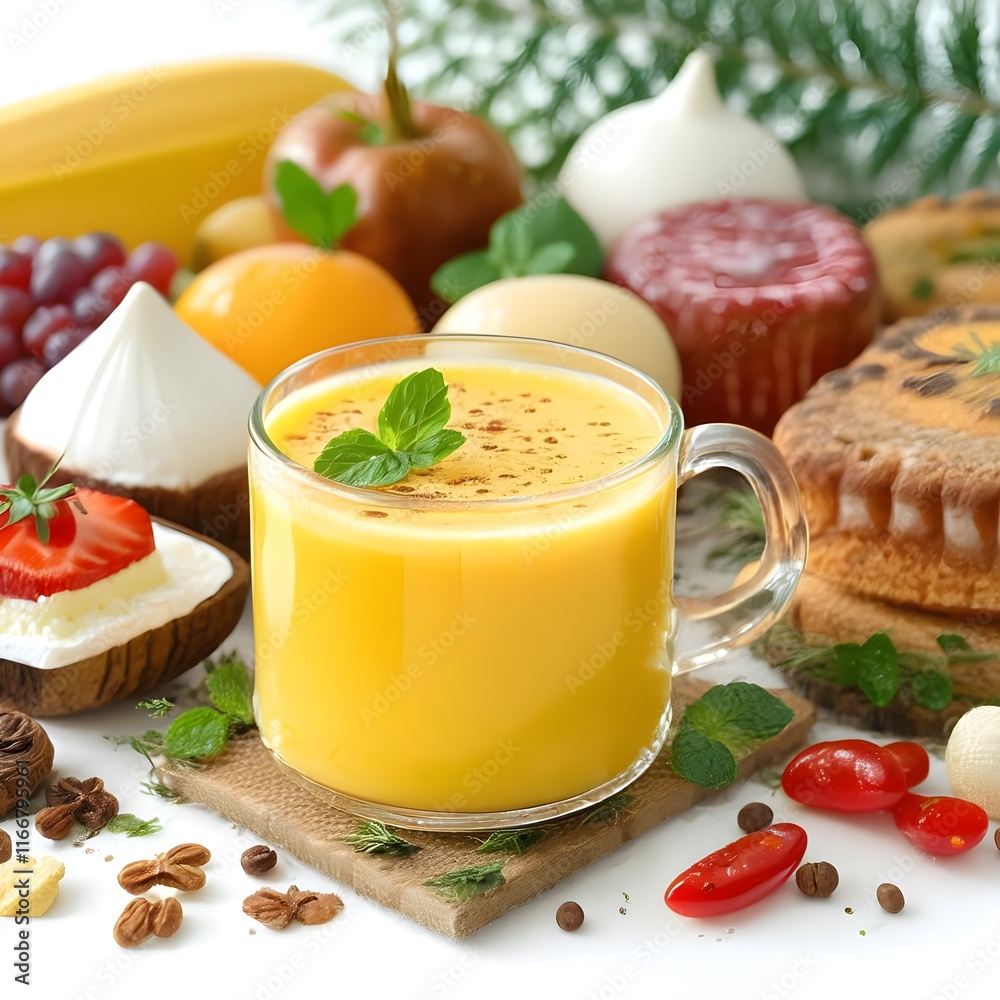 breakfast with bread and juice breakfast with bread and juice