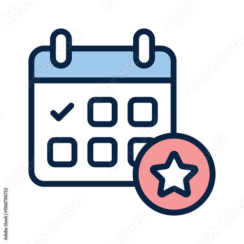 Calendar highlighting a specific event date