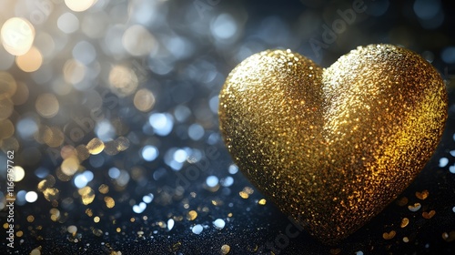 Each sparkle around the heart feels like a whispered promise of joy and warmth.
