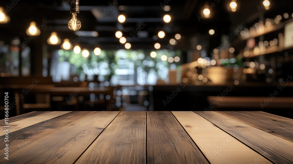 Wooden Table Top in Cozy Kitchen Setting with Blurred Background and Soft Lighting Ideal for Culinary or Home Decor Themes Wooden Table Top in Cozy Kitchen Setting with Blurred Background and Soft Lighting Ideal for Culinary or Home Decor Themes