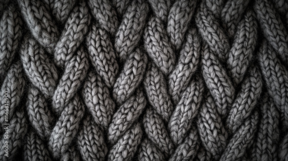 Gray Knit Textile Pattern for Background and Creative Design Projects Gray Knit Textile Pattern for Background and Creative Design Projects
