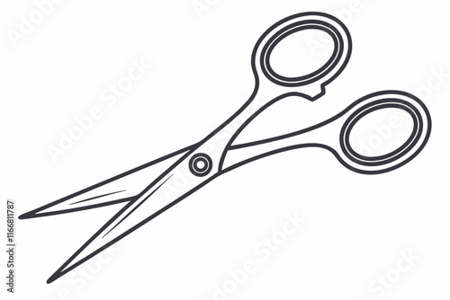 scissors isolated on white