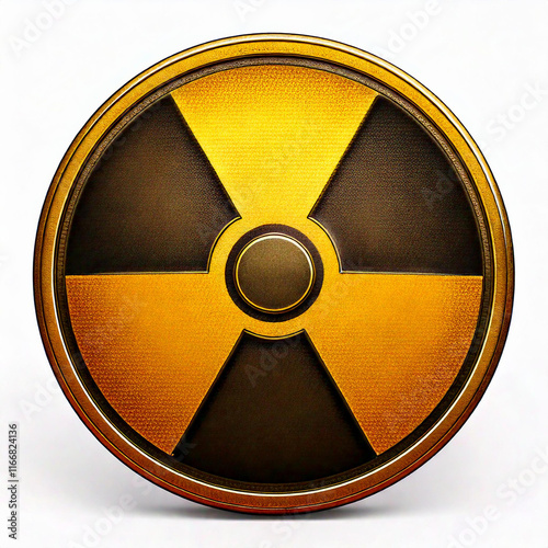 RTG symbol (radiological hazard icon) photo