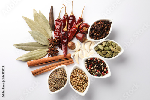 Fototapeta Naklejka Na Ścianę i Meble -  Spice mixed Indian traditional whole spices 